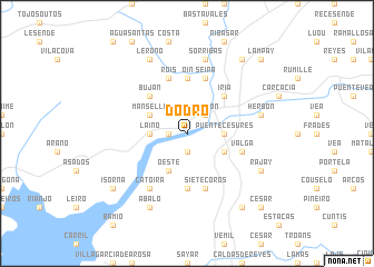 map of Dodro