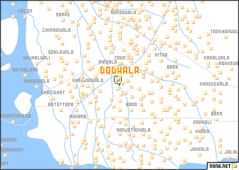 map of Dodwāla