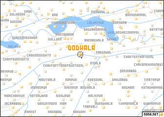 map of Dodwāla