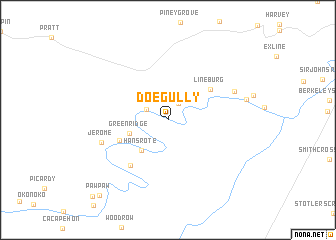 map of Doe Gully