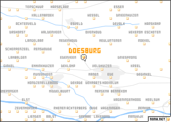 map of Doesburg