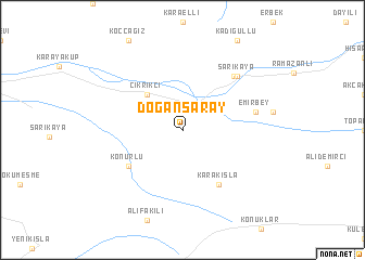 map of Doğansaray