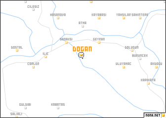 map of Doğan