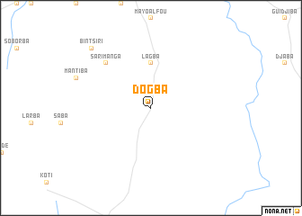 map of Dogba