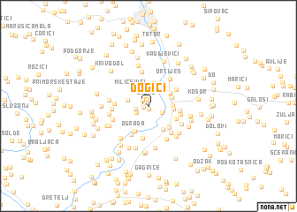 map of Dogići