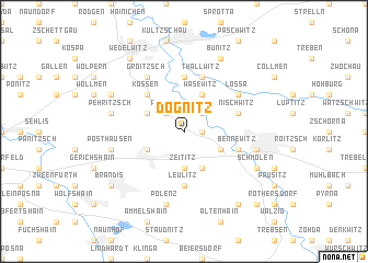 map of Dögnitz