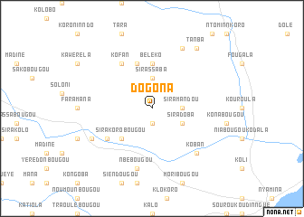 map of Dogona