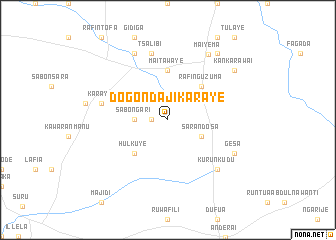 map of Dogondaji Karaye