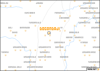 map of Dogon Daji