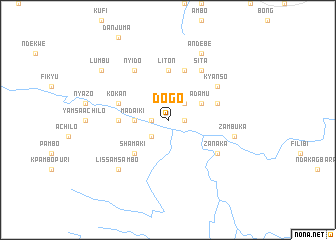 map of Dogo