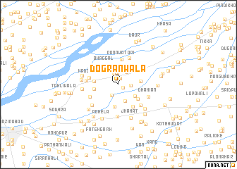 map of Dogrānwāla