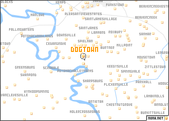 map of Dogtown