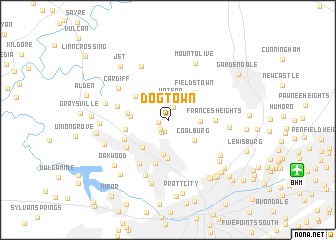 map of Dogtown