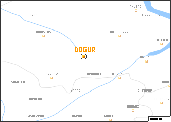 map of Doğur