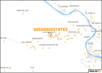map of Dogwood Estates