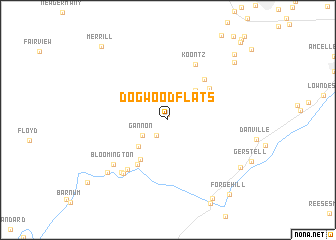 map of Dogwood Flats