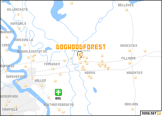 map of Dogwood Forest