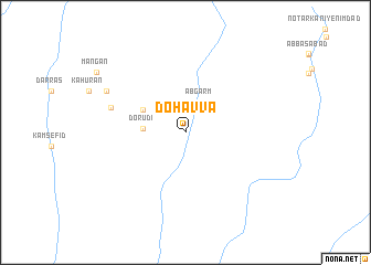 map of Doḩavvā