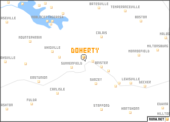 map of Doherty