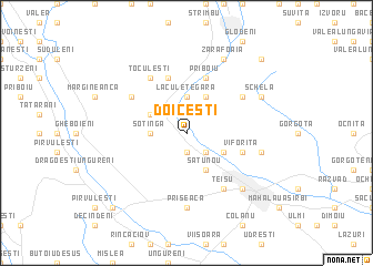 map of Doiceşti