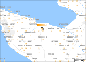 map of Döinge