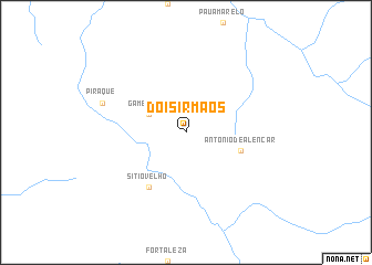 map of Dois Irmãos