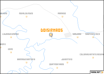 map of Dois Irmãos