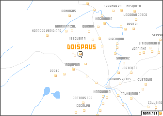 map of Dois Paus