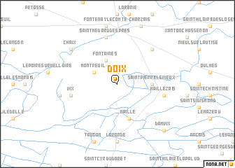 map of Doix
