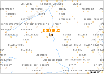 map of Doizieux