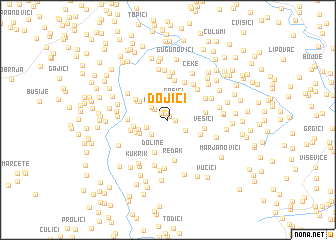 map of Dojići