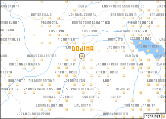 map of Dójima