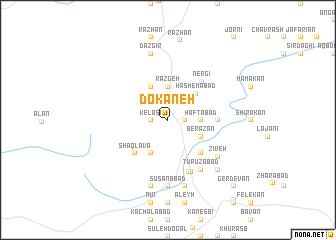 map of Dokāneh