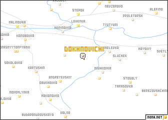 map of Dokhnovichi