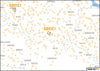 map of Ðokići