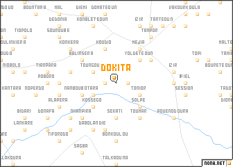 map of Dokita