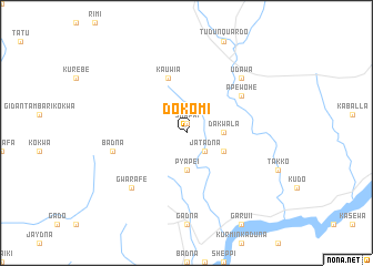 map of Dokomi