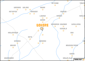 map of Dokoré