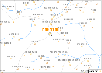 map of Dokotou