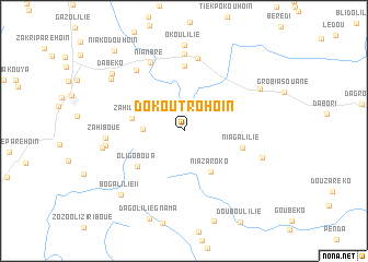map of Dokoutrohoin