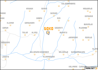 map of Doko