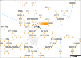 map of Dokparou