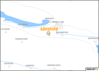 map of Dokukino