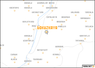 map of Dokuzkaya