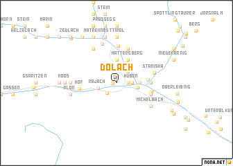 map of Dölach