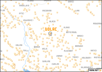 map of Dolac