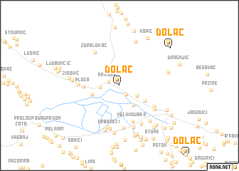 map of Dolac