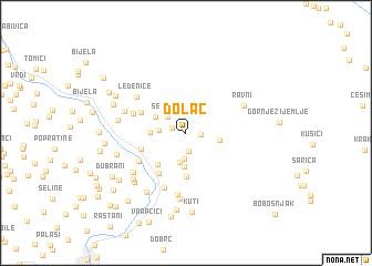 map of Dolac