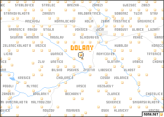 map of Dolany