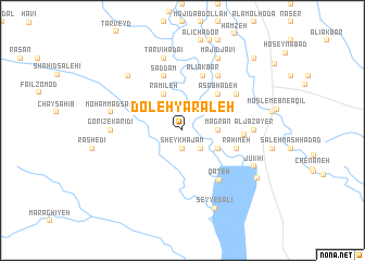 map of Doleh Yārāleh